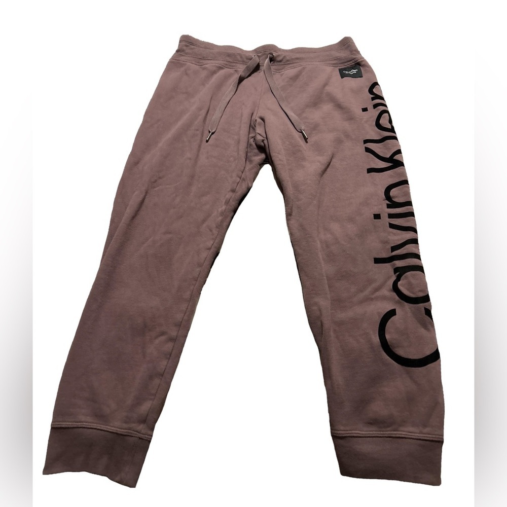 Women's Purple Calvin Klein Performance Sweatpants Size Large